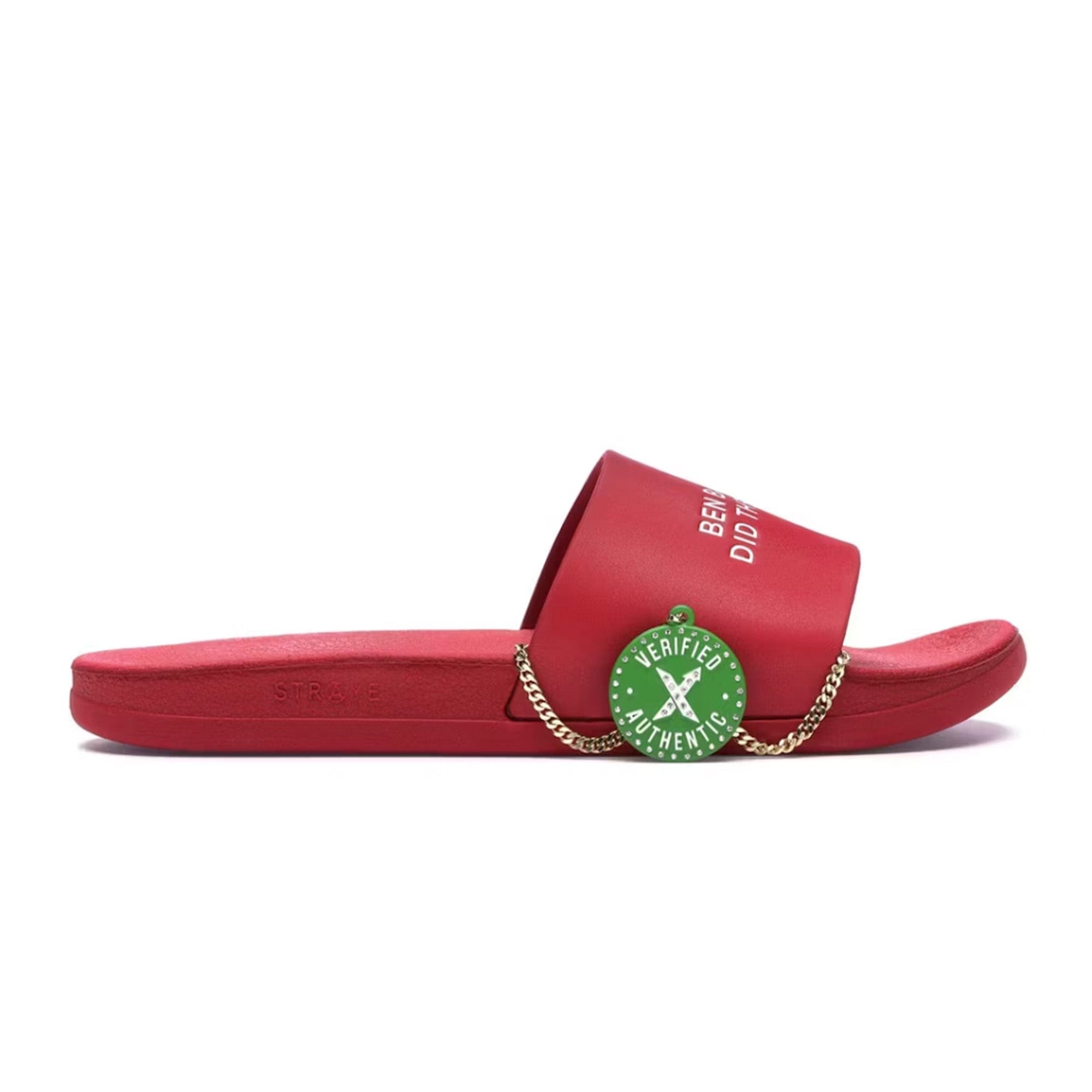 Nike Straye Slides x Ben Baller Ben Baller Did the Chain - Red (New)