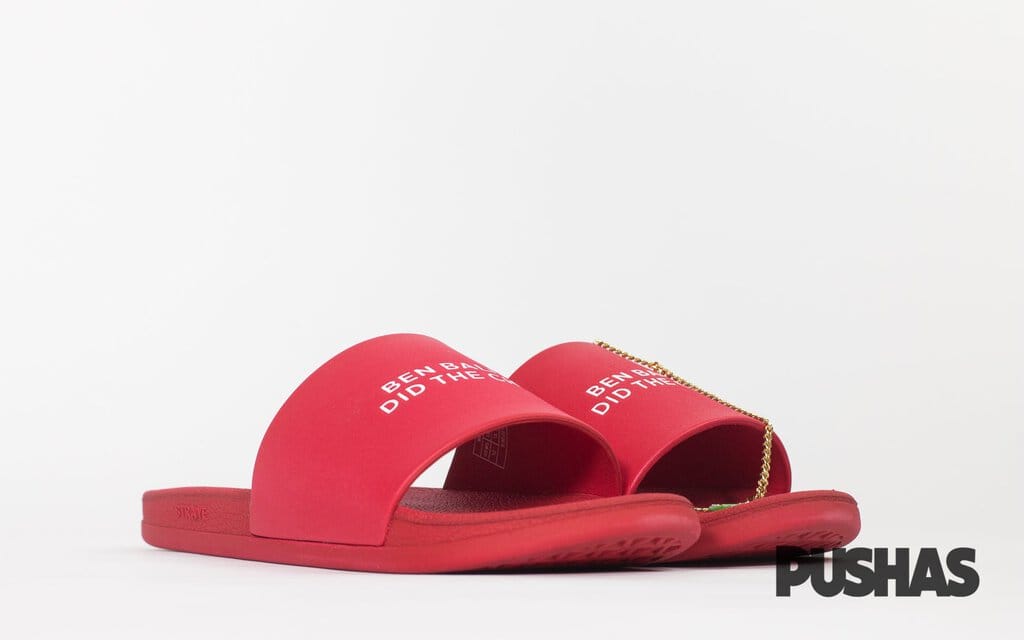 Nike Straye Slides x Ben Baller Ben Baller Did the Chain - Red (New)