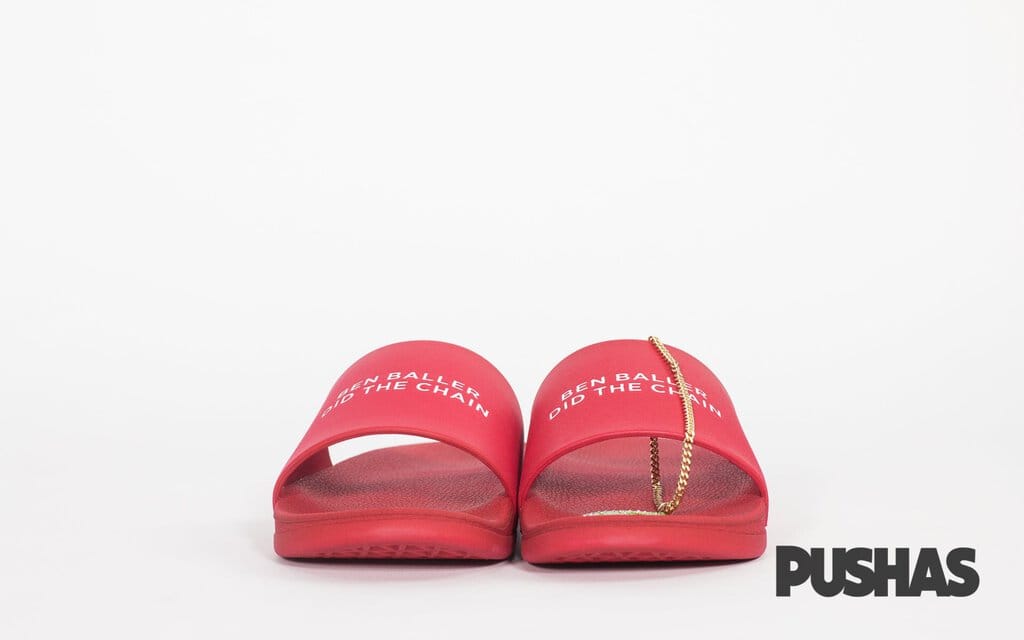 Nike Straye Slides x Ben Baller Ben Baller Did the Chain - Red (New)
