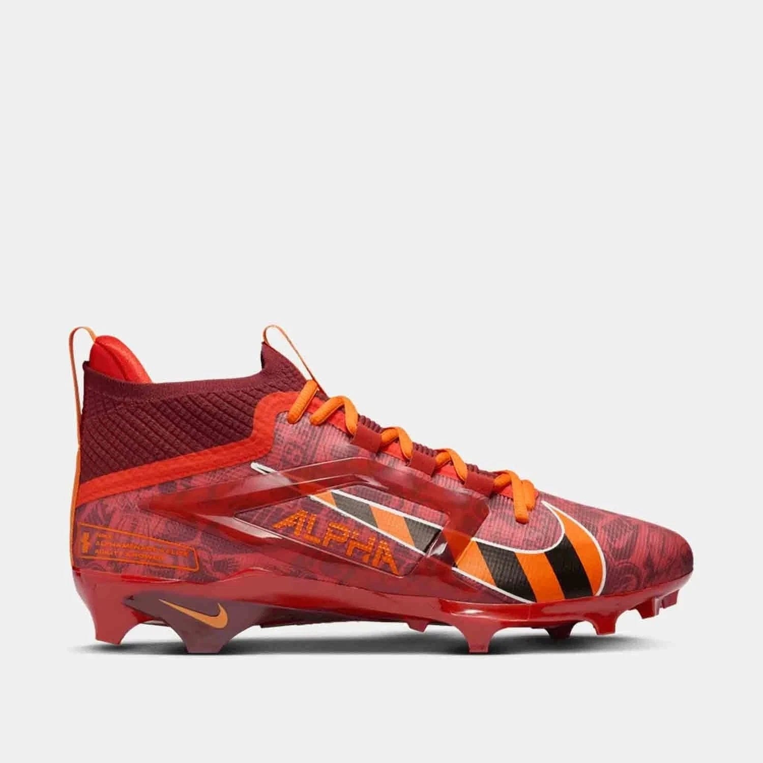 Nike Alpha MenaceElite NRG FQ4046 - 600 Men's Red Football Cleats RHS8960