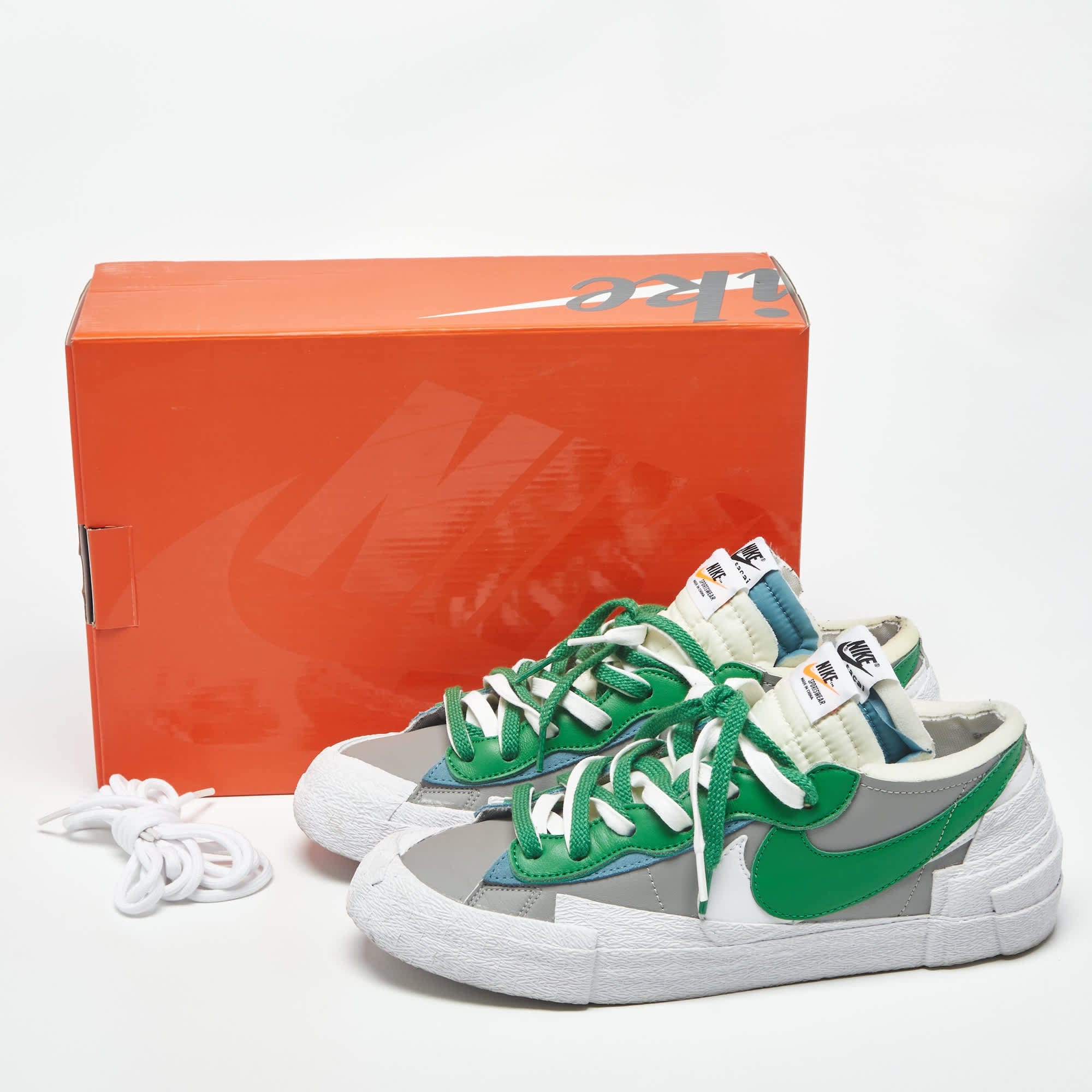 Nike x Sacai Blazer Medium Grey Classic Green