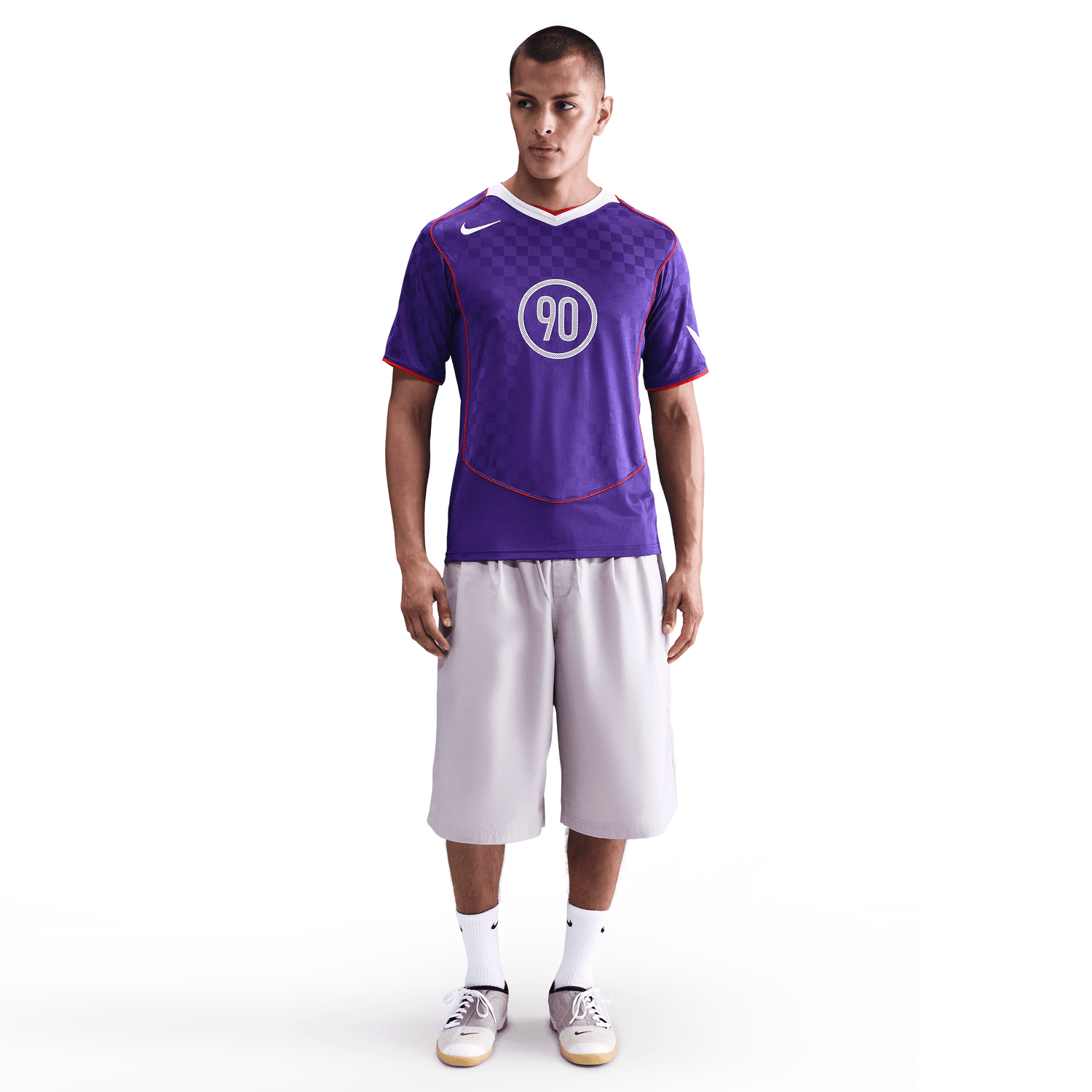 Nike Total 90 SS Soccer Top Court Purple