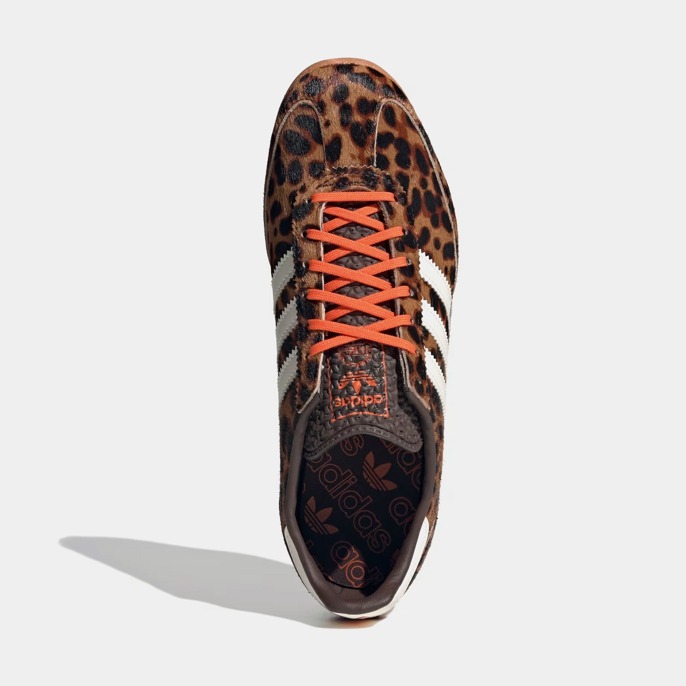 adidas SL 72 OG Cheetah Pack Womens Lifestyle Shoes (Dark Brown/Of White/Semi Impact Orange)