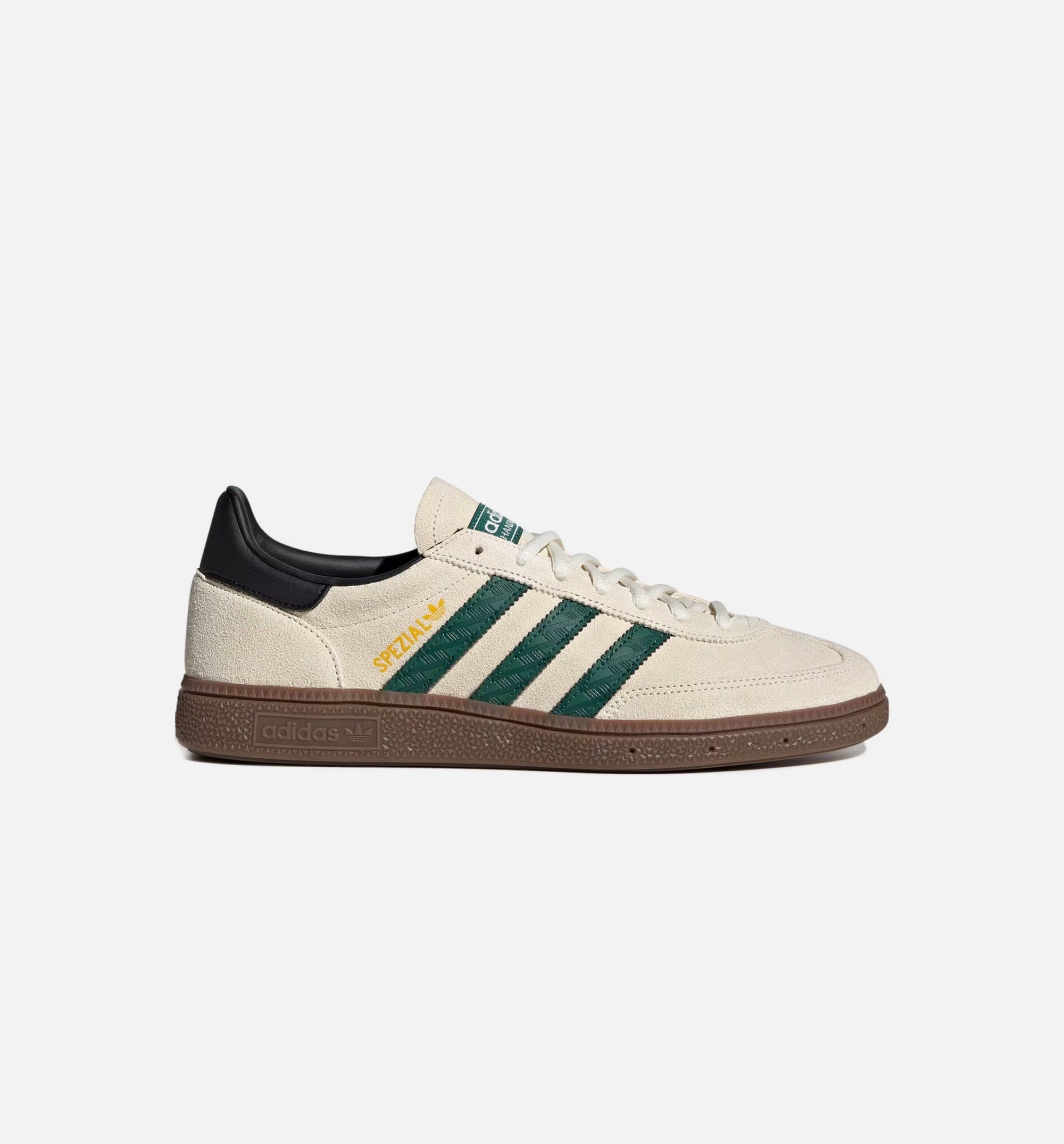 adidas Handball Spezial Mens Lifestyle Shoe - Off White/Collegiate Green/Gum