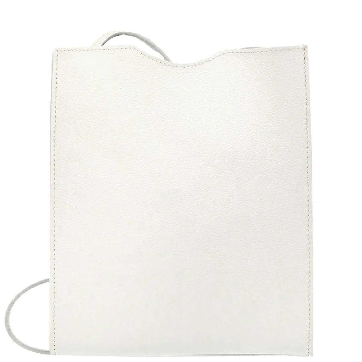Hermes White Epsom Onimaitou Shoulder Bag