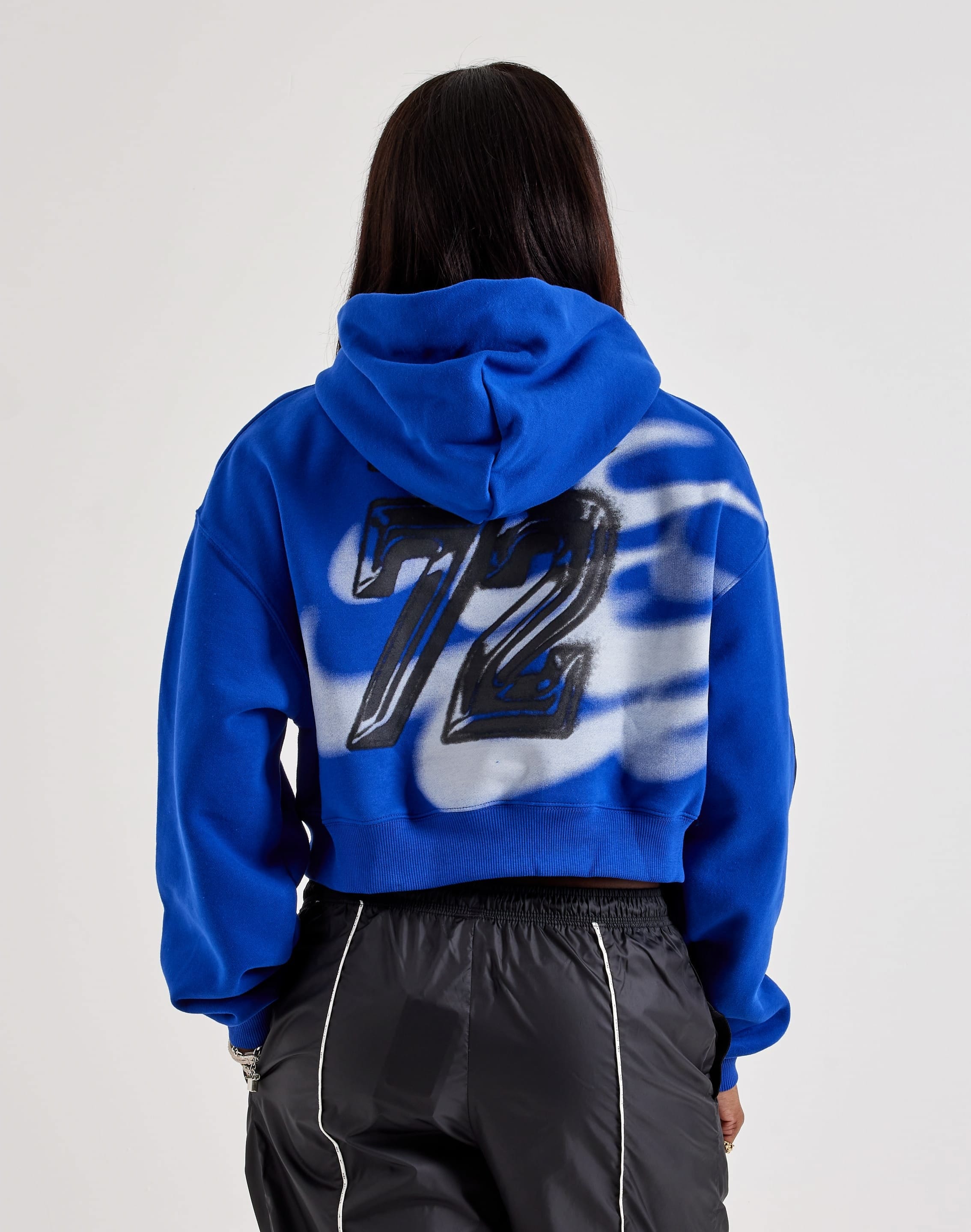 Nike Cropped Graphic Pullover Hoodie