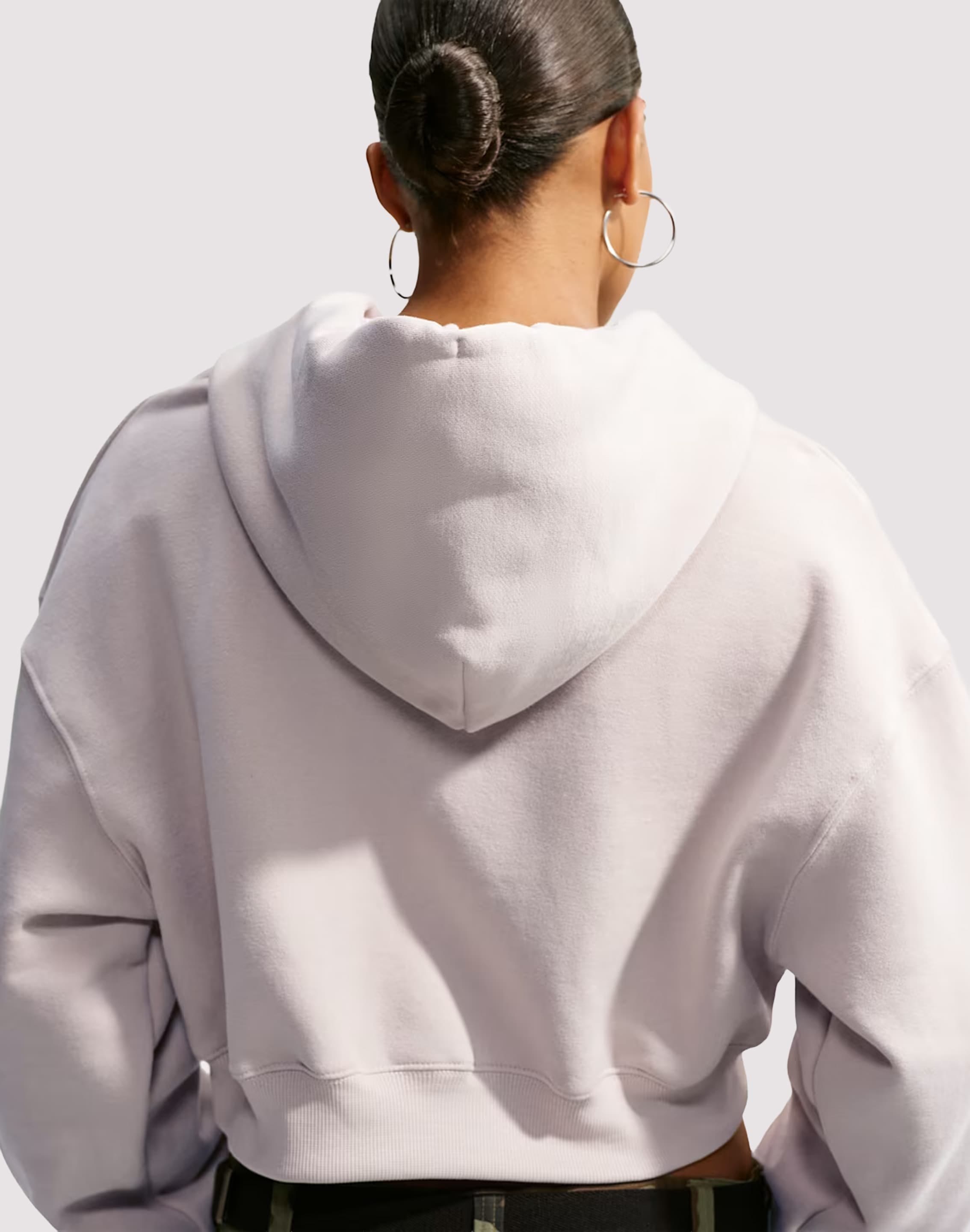 Nike Studio Fleece Cropped Full - Zip Hoodie