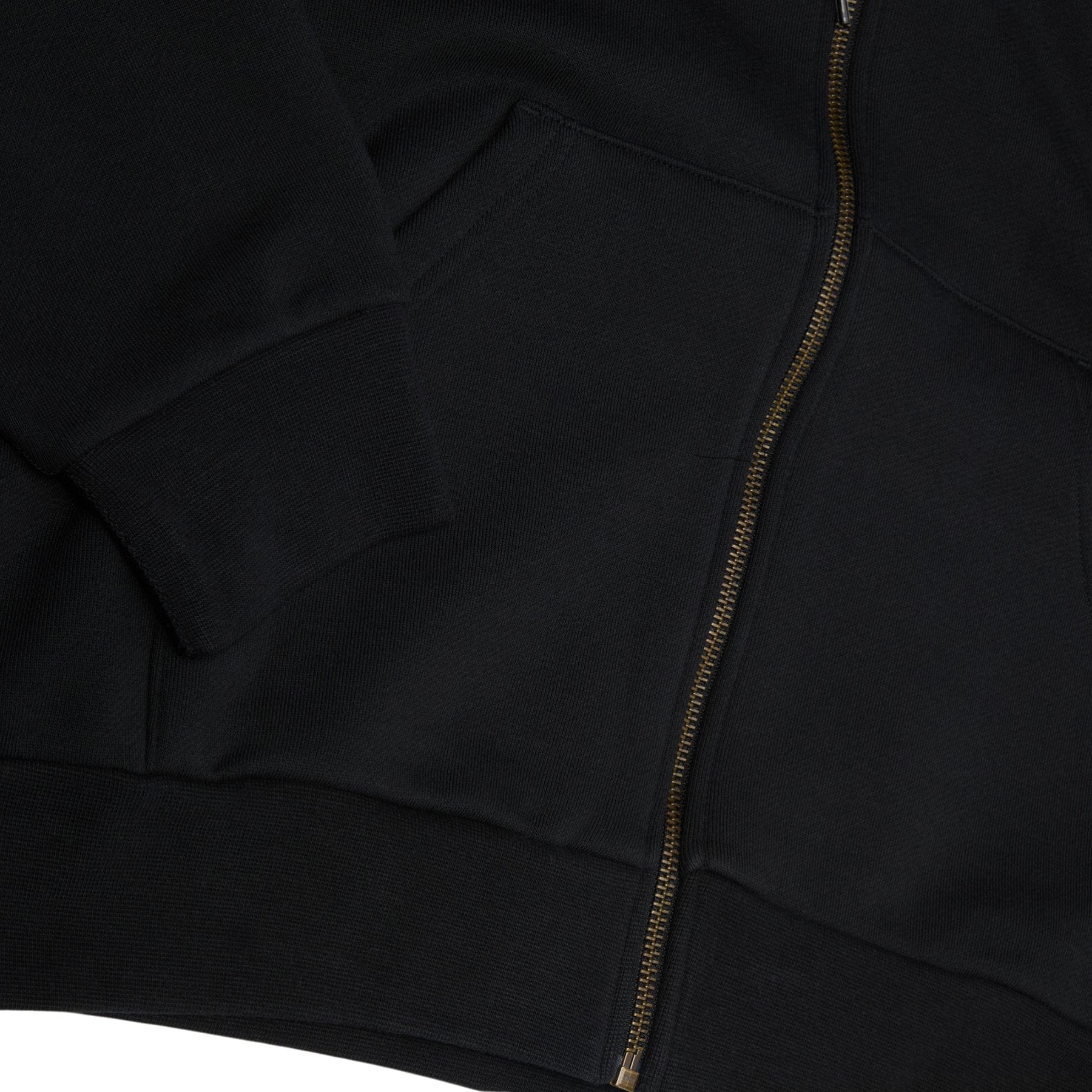 Nike SB Full - Zip Fleece Skate Hoodie (Black/White)