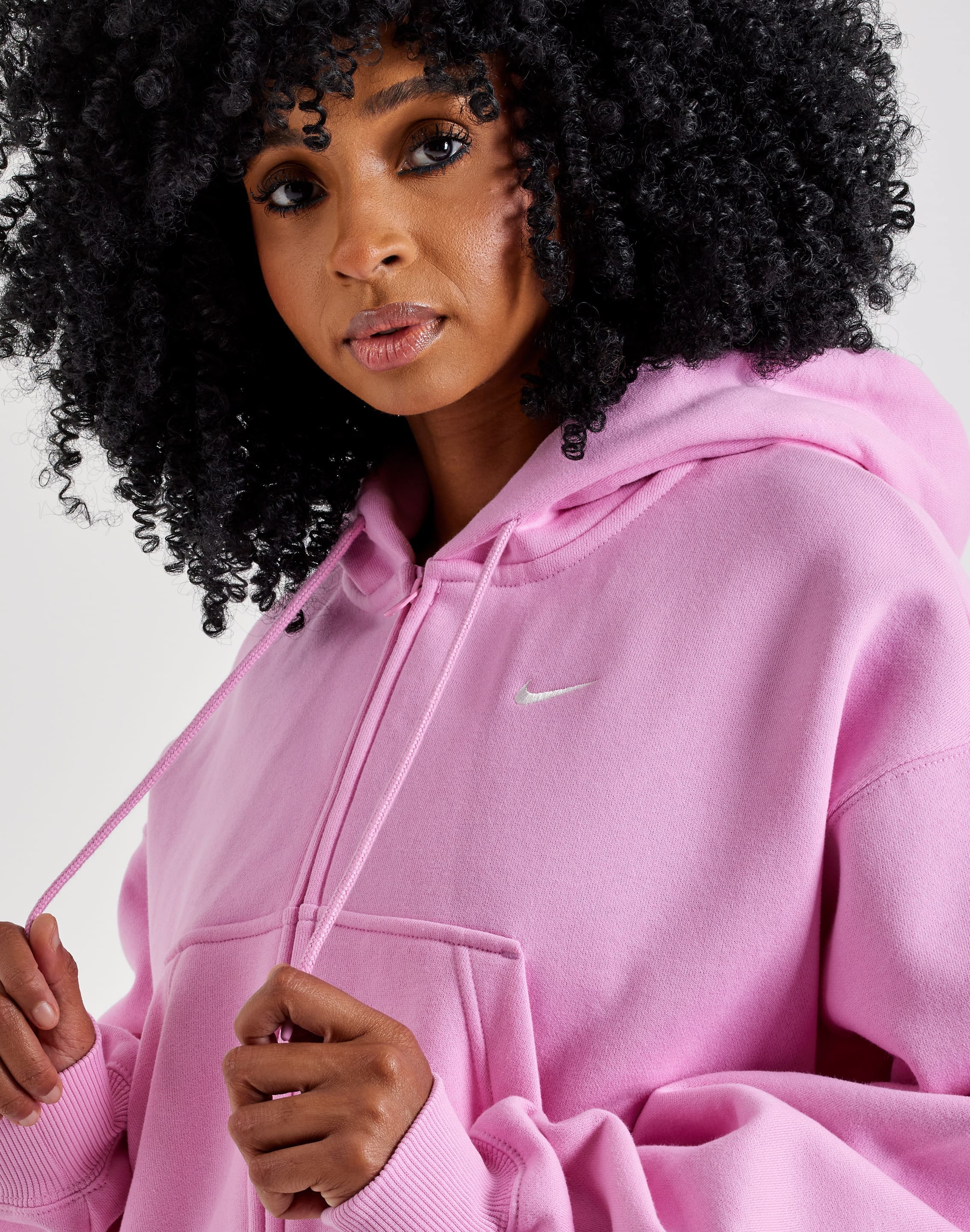 Nike Studio Fleece Medium - Weight Cropped Full - Zip Hoodie