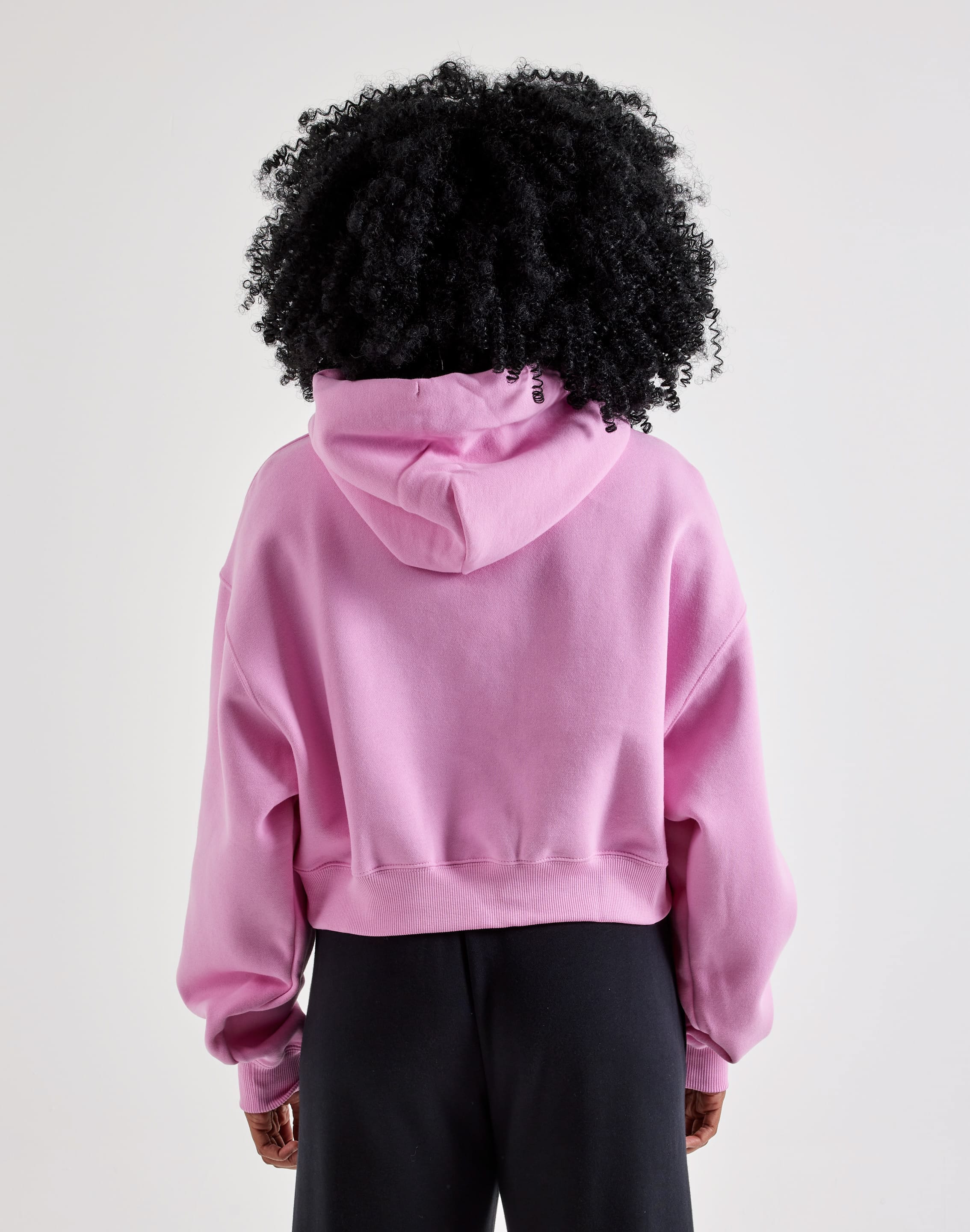 Nike Studio Fleece Medium - Weight Cropped Full - Zip Hoodie