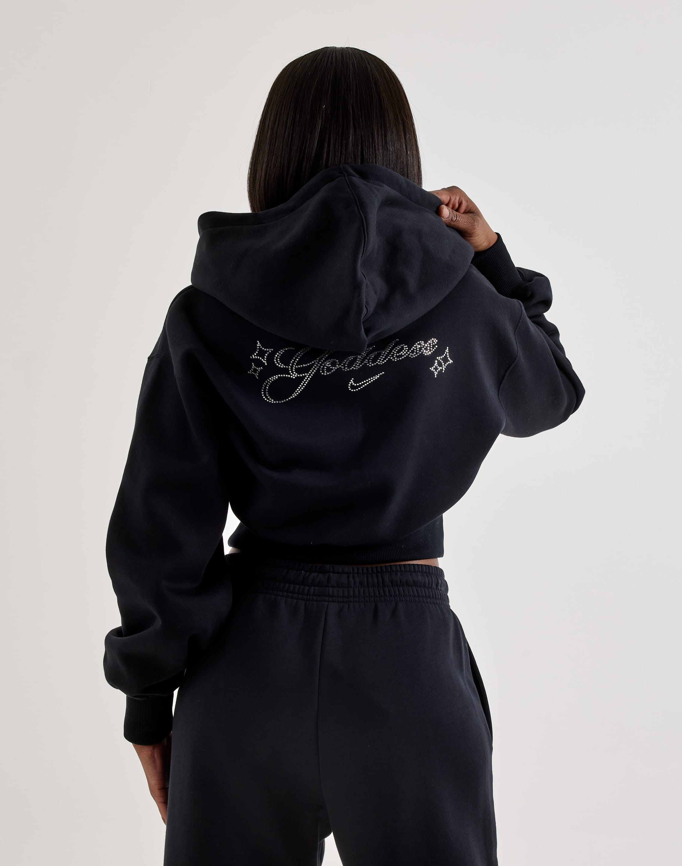Nike Phoenix Fleece Cropped Full - Zip Hoodie