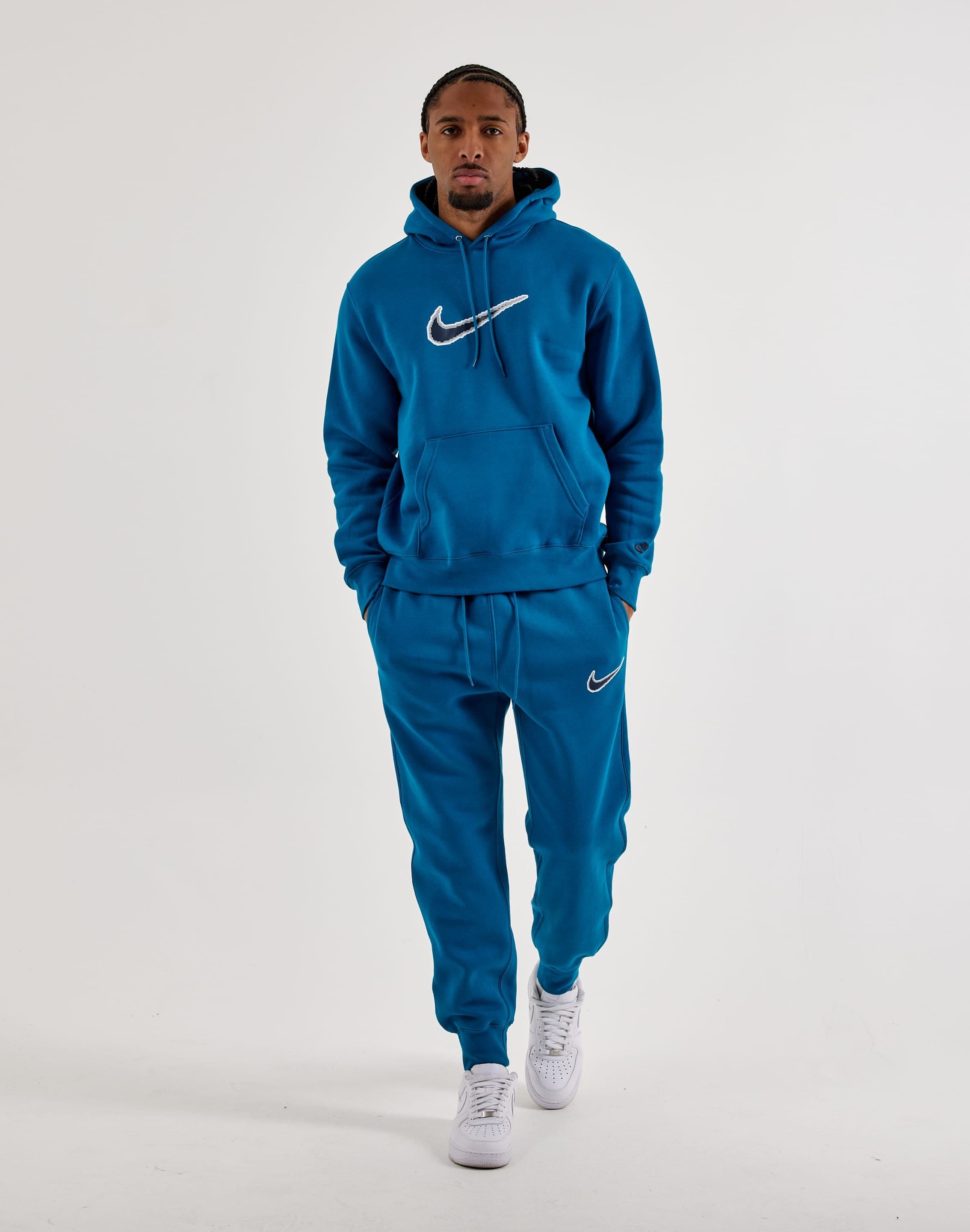 Nike Club Varsity Pullover Fleece Hoodie