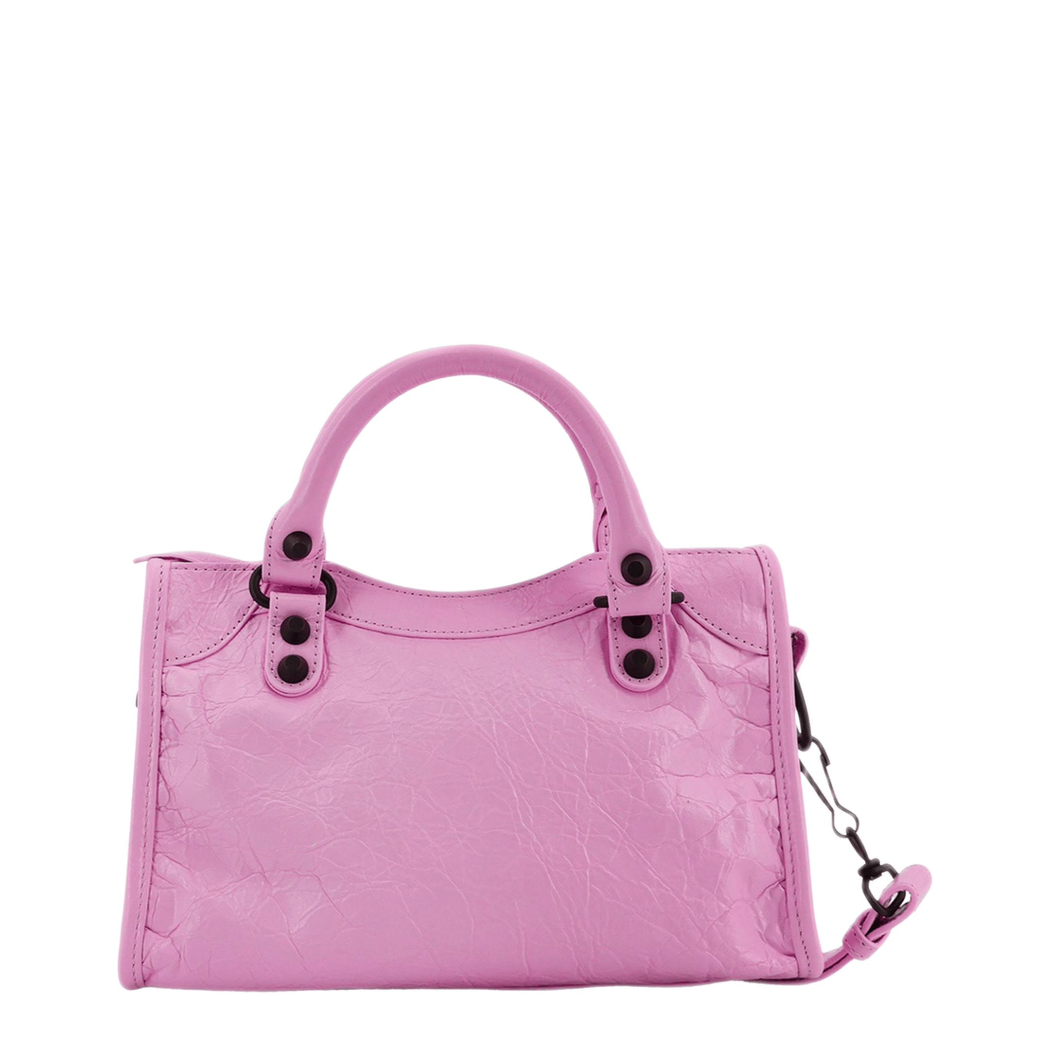 Balenciaga Le City Mini Lamb Leather Tote - Bubble Pink