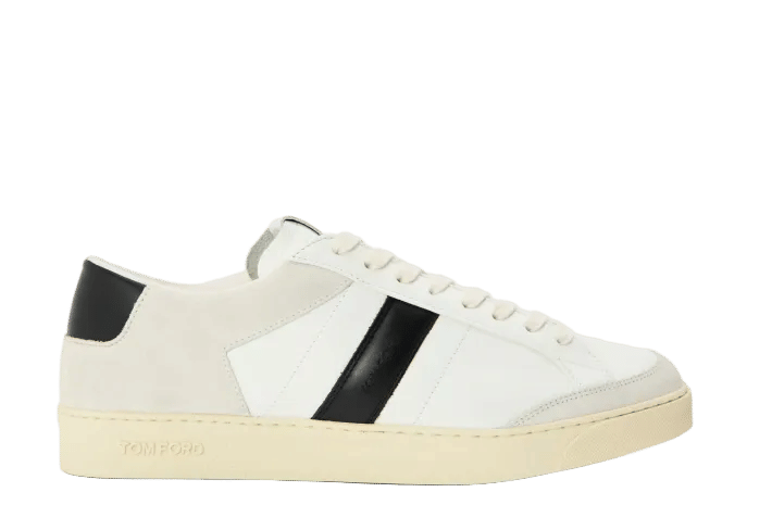 Tom Ford Men's Low - Top Trainers'White/Cream'