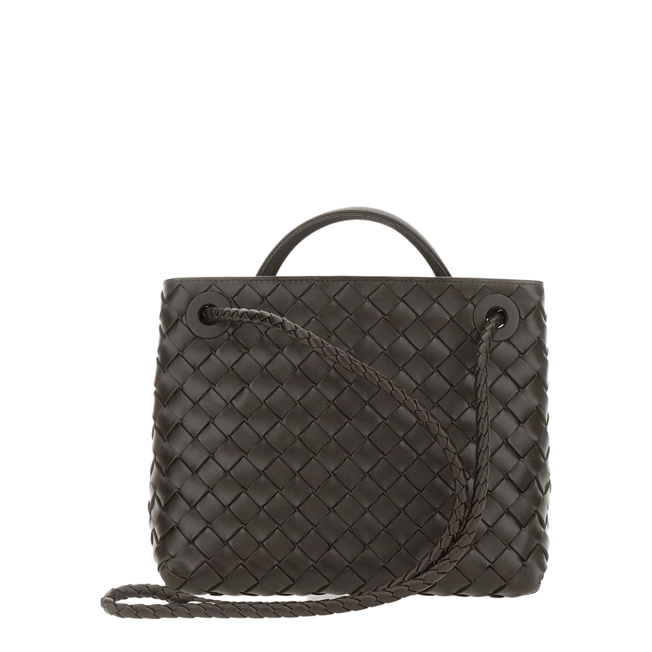 Bottega Veneta Andiamo Small Lambskin Handbag - Fondant