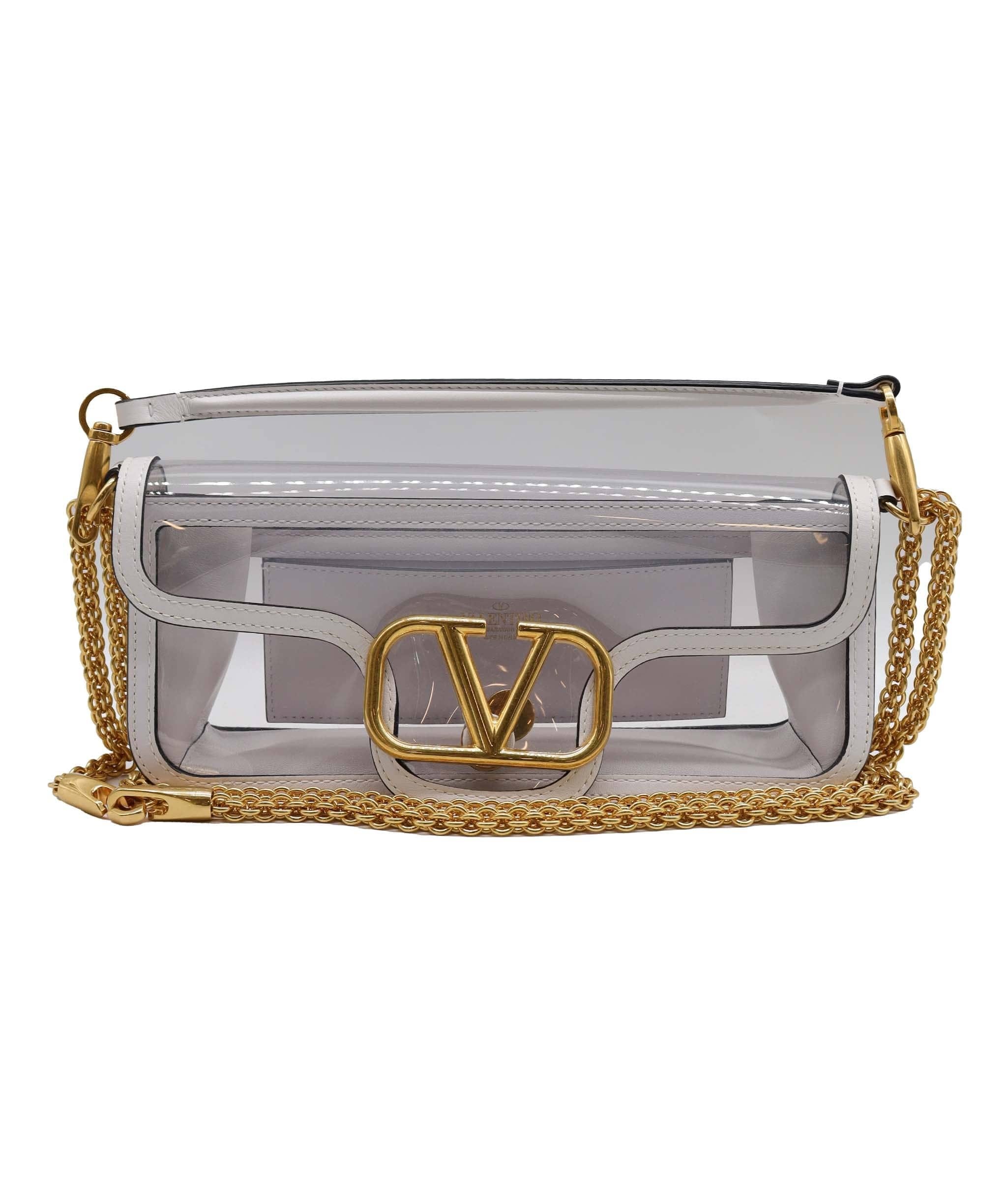 Valentino PVC V Bag Gold Hardware AGC3021
