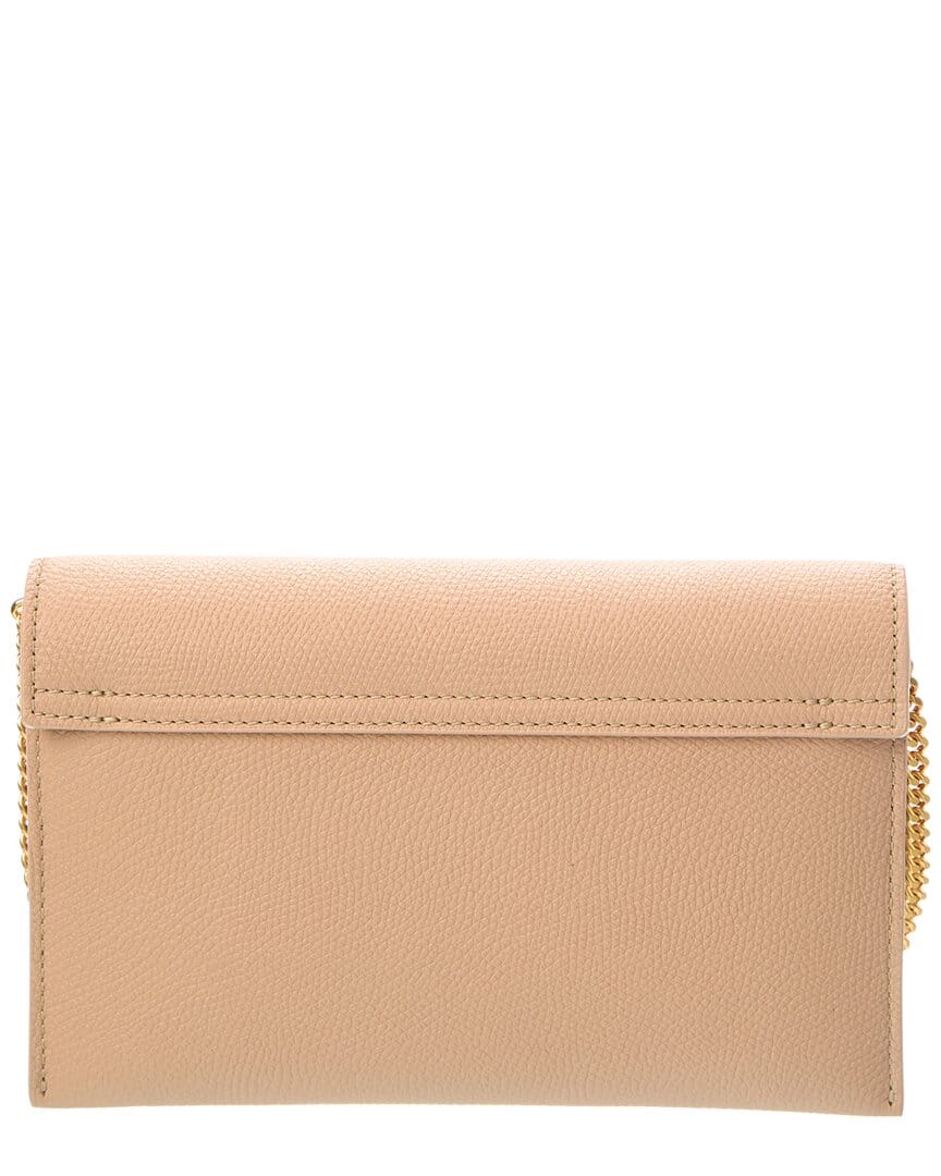 Valentino Vlogo Signature Leather Wallet On Chain