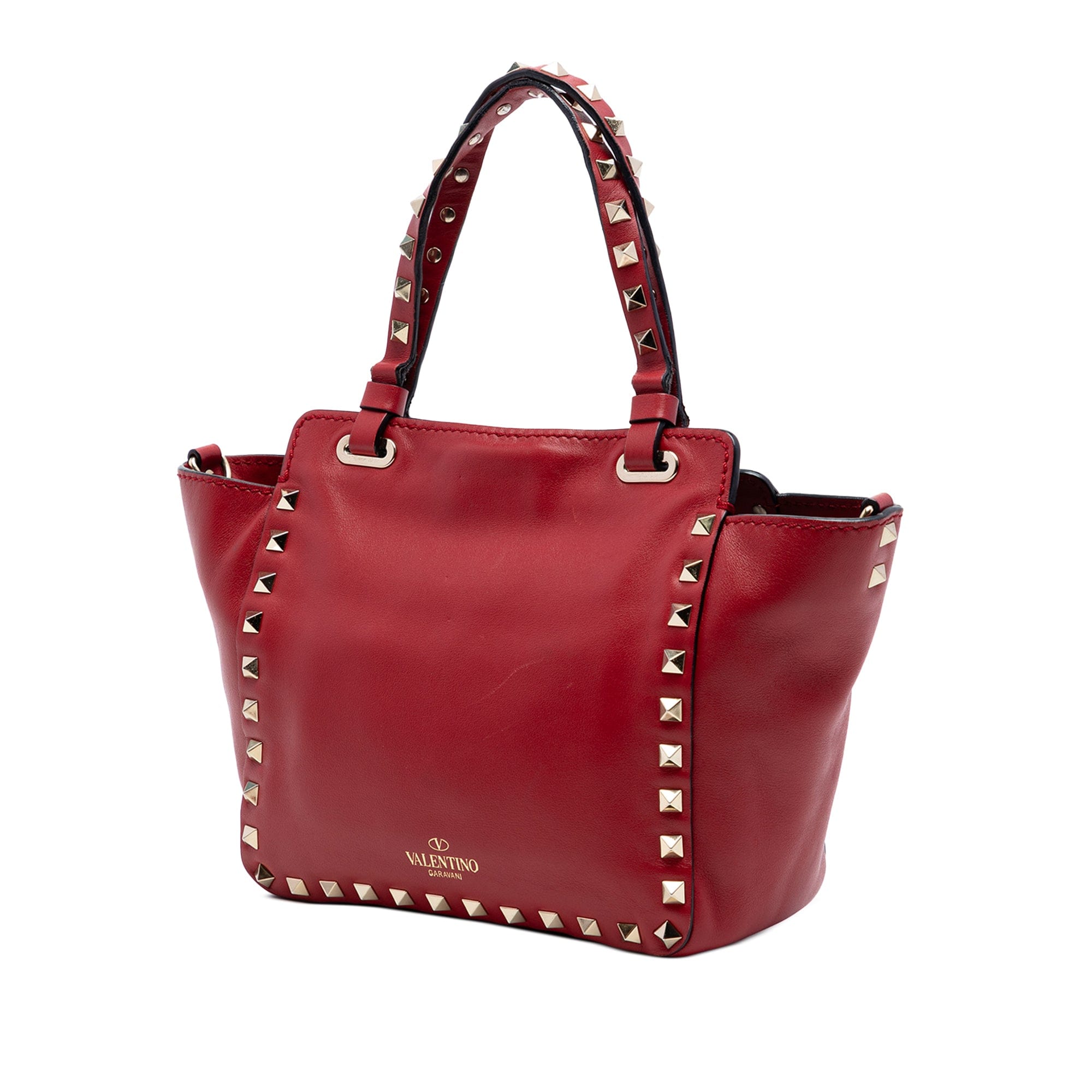 Valentino Mini Leather Rockstud Satchel