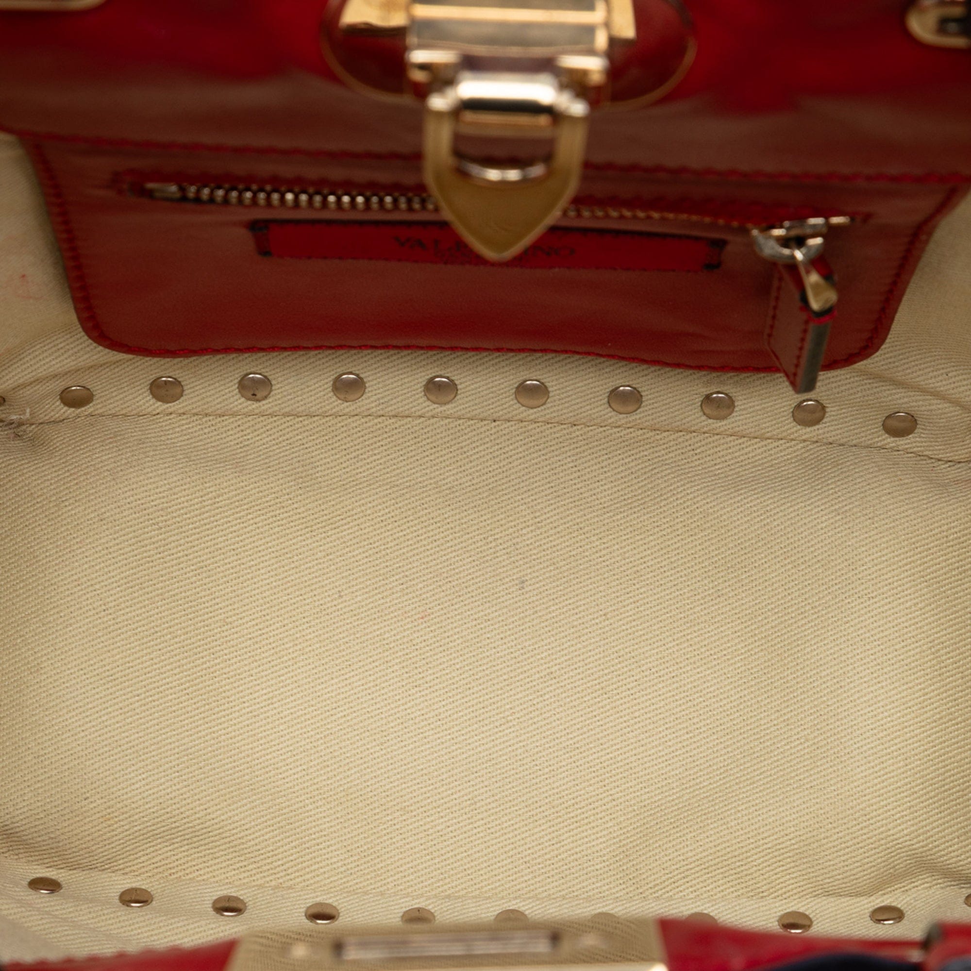 Valentino Mini Leather Rockstud Satchel