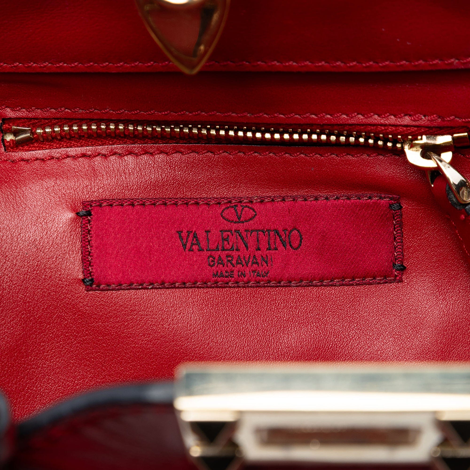 Valentino Mini Leather Rockstud Satchel