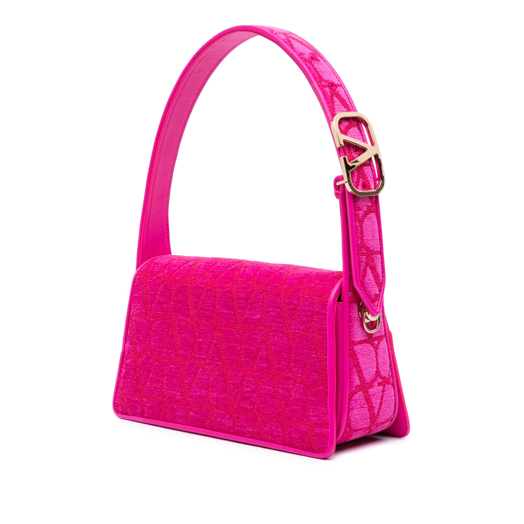 Valentino La Petit Leather Trimmed Toile Deuxieme Iconographe Satchel