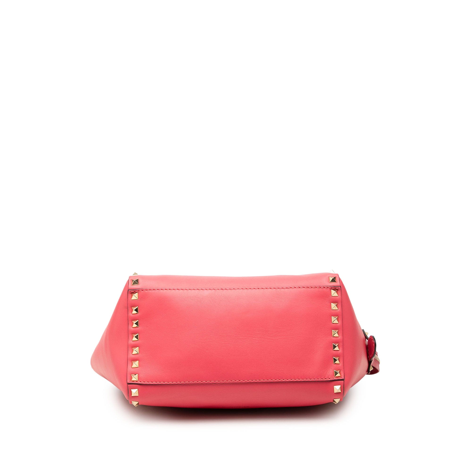 Valentino Small Leather Rockstud Trapeze Satchel