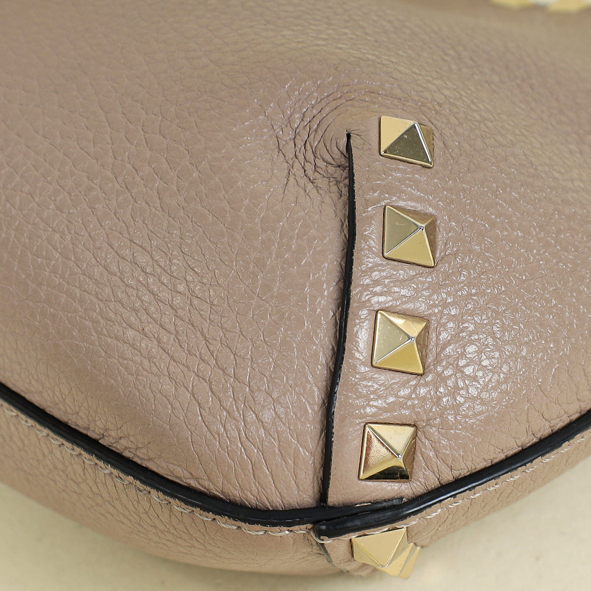 Valentino Poudre Rockstud Small Hobo Bag