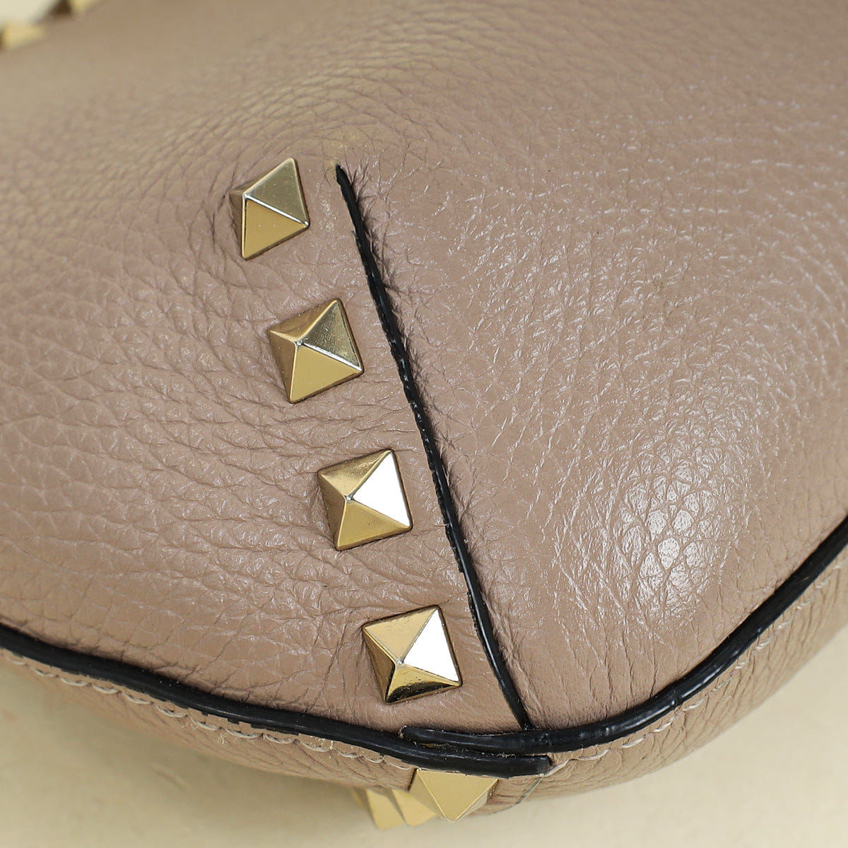 Valentino Poudre Rockstud Small Hobo Bag