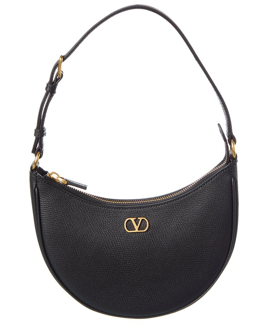 Valentino Vlogo Signature Mini Leather Hobo Bag