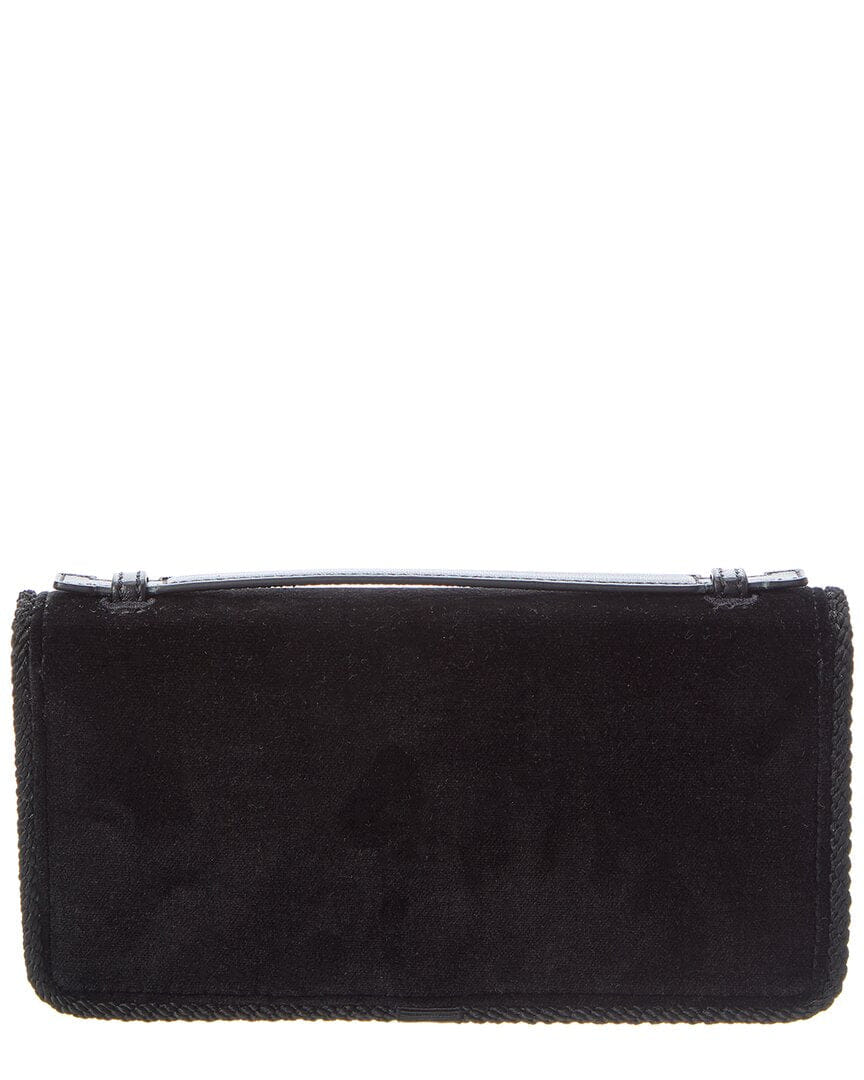 Valentino Vlogo Signature Velvet Wallet On Chain