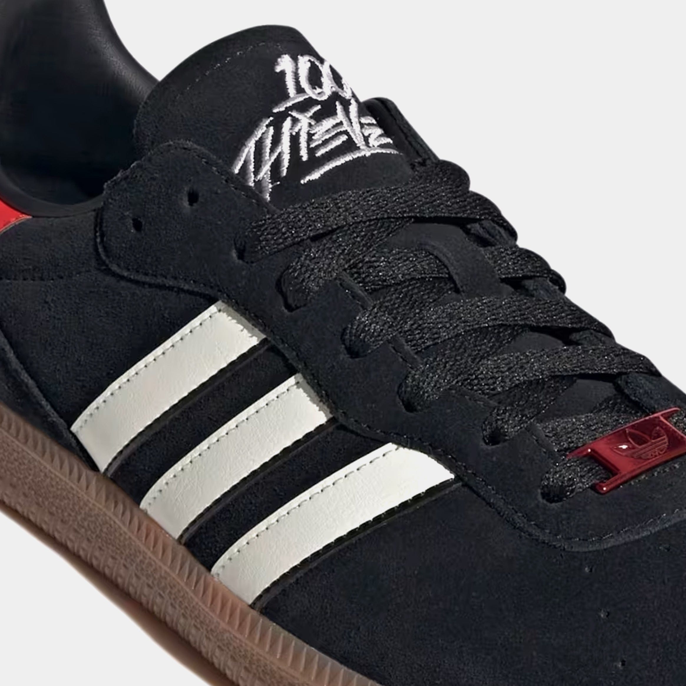 adidas 100 Thieves Palos Hills Mens Lifestyle Shoes (Carbon/Cream White /Collegiate Orange)