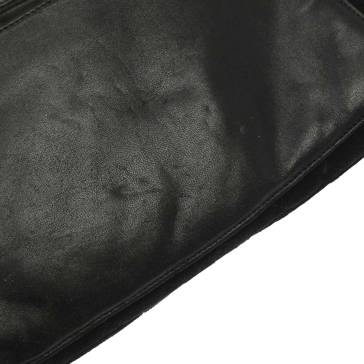 Chanel 2008 - 2009 Black Suede 2.55 Union Jack Jumbo Flap Bag