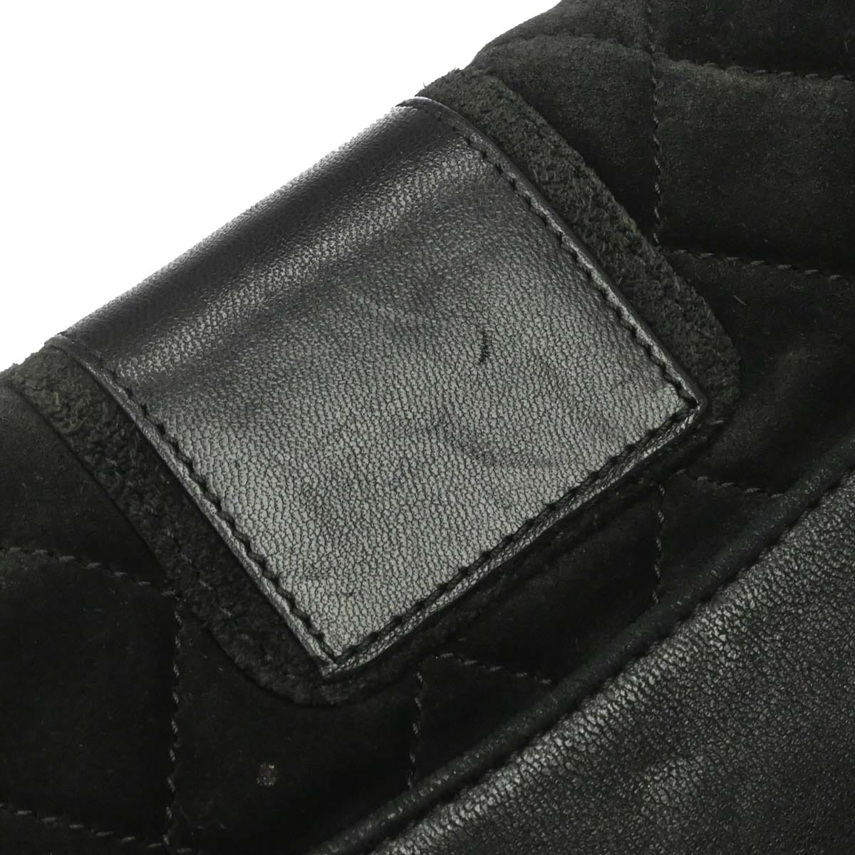 Chanel 2008 - 2009 Black Suede 2.55 Union Jack Jumbo Flap Bag