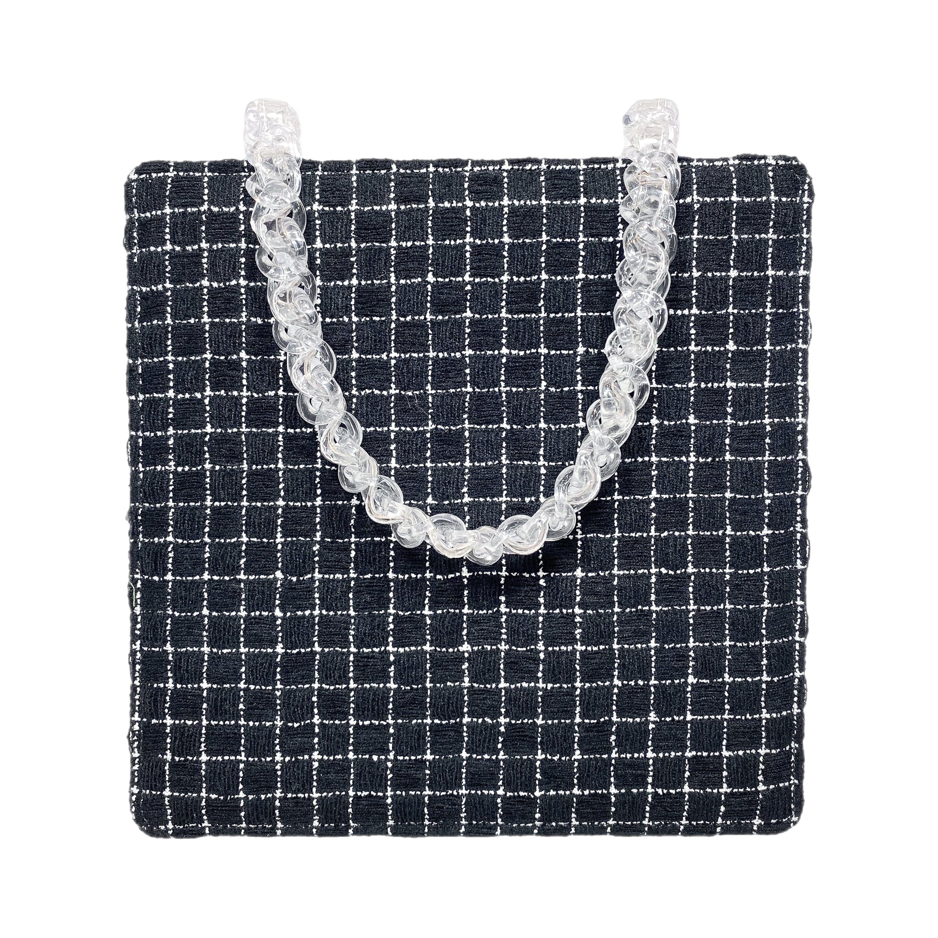 Chanel Black White Tweed Absolute Bag