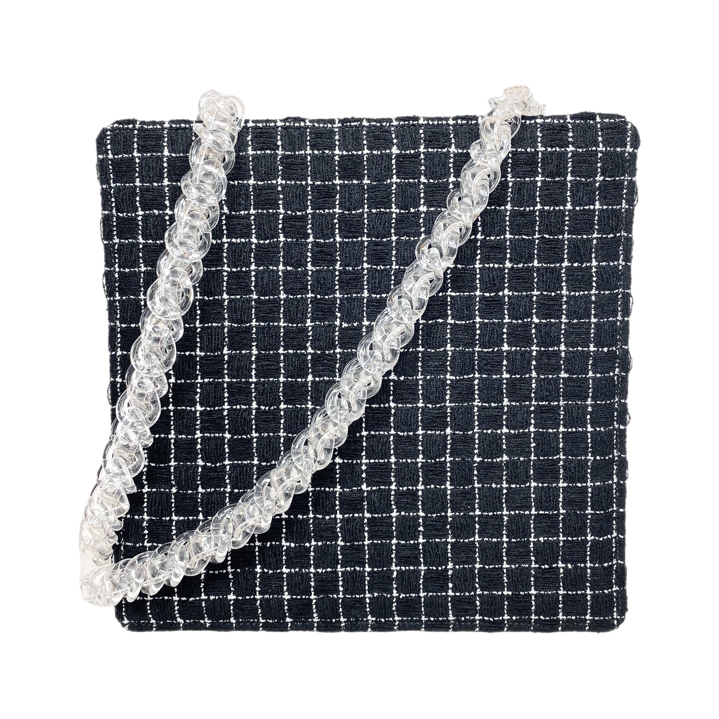 Chanel Black White Tweed Absolute Bag