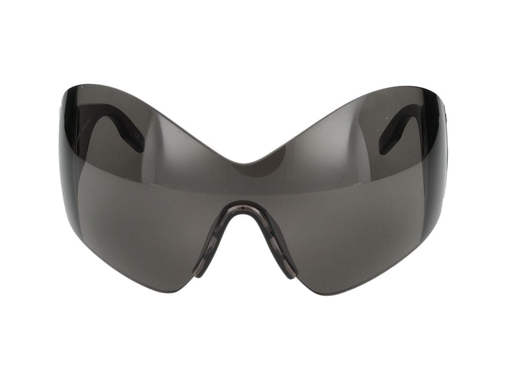 Balenciaga BB0180S Shielded Nylon Fiber Sunglasses — Grey