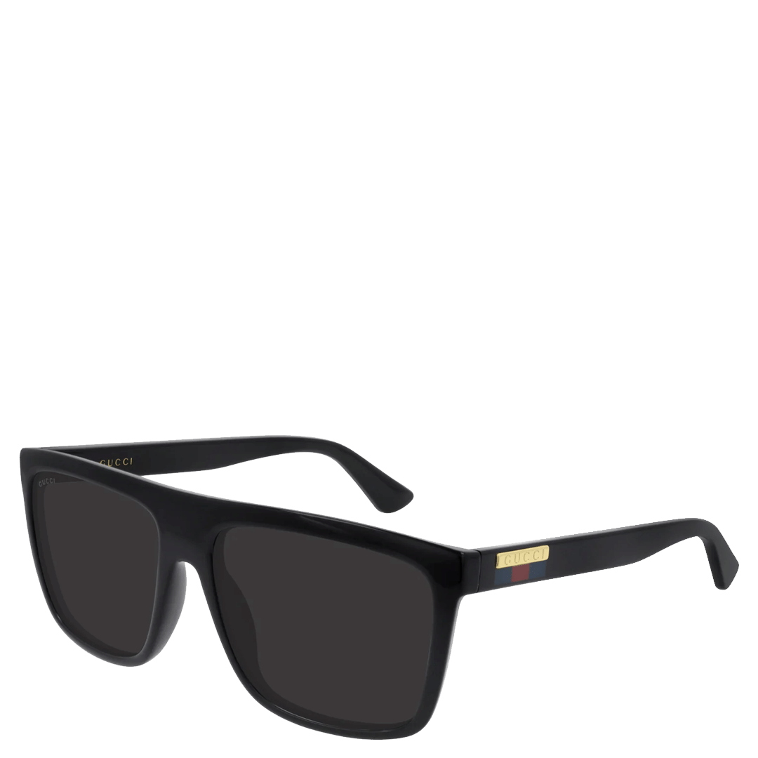 Gucci GG0748S - 001 MEN'S BLACK & GREY SUNGLASSES