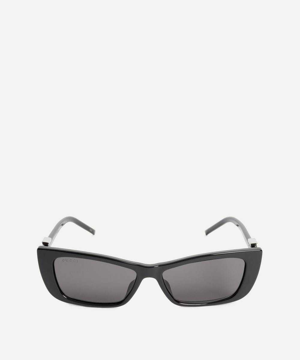 Gucci Cat - Eye Black G Logo Sunglasses