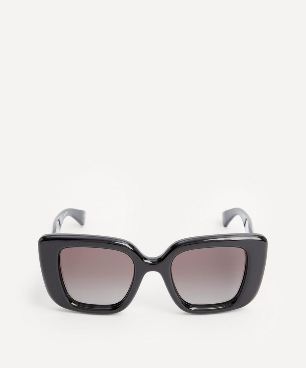 Gucci Square Black Acetate Sunglasses