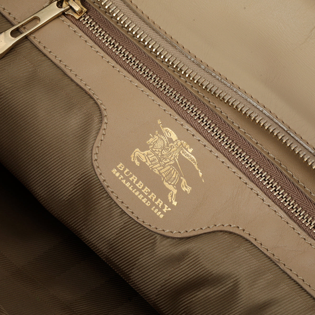 Burberry Quilted Leather Manor Bag One Size