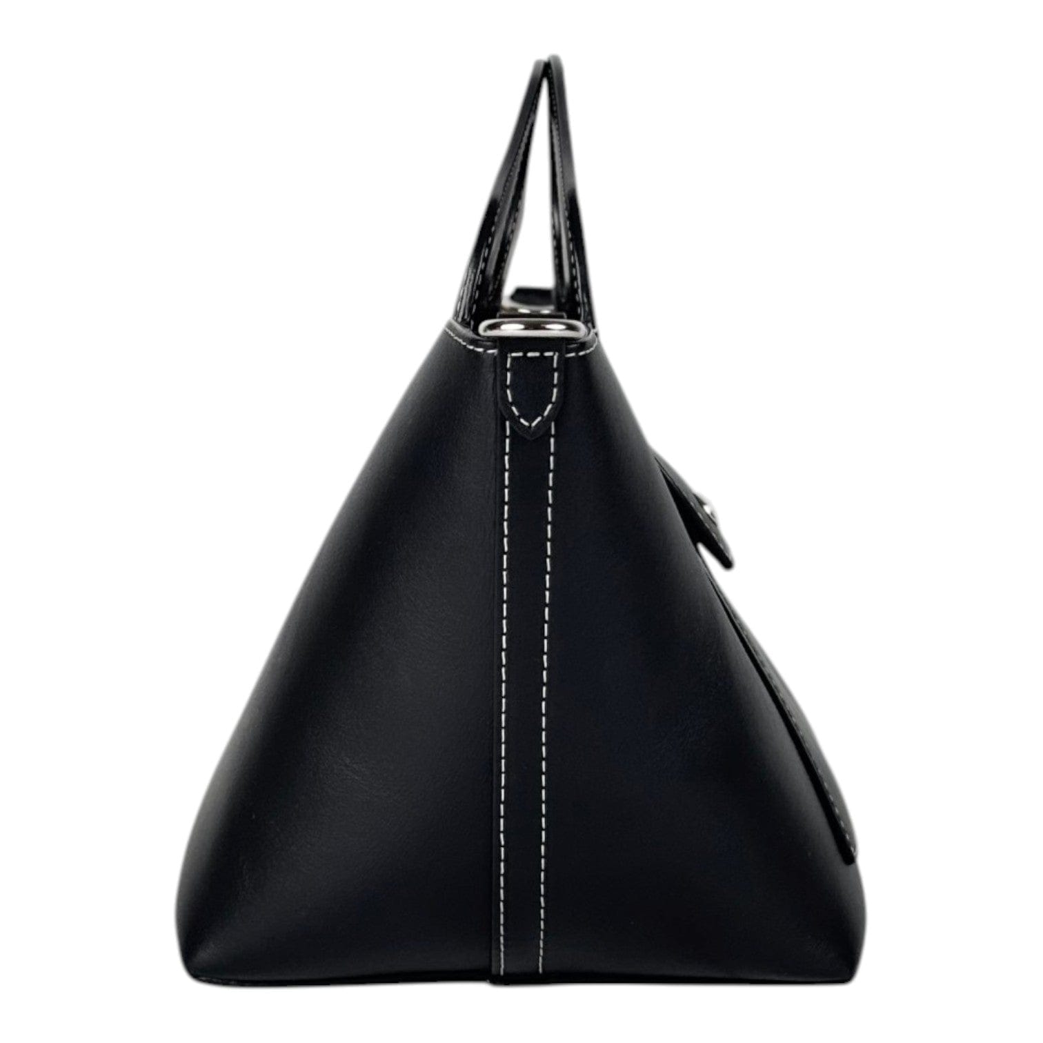 Burberry Small Black Soft Calfskin Pocket Bag