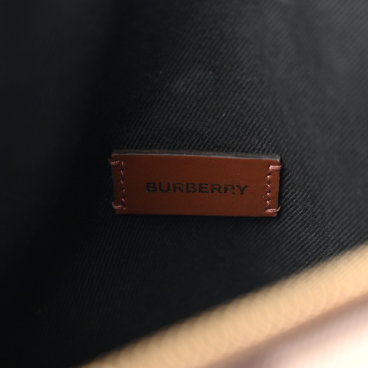 Burberry E - canvas Check Bowling Bag Dark Birch Brown