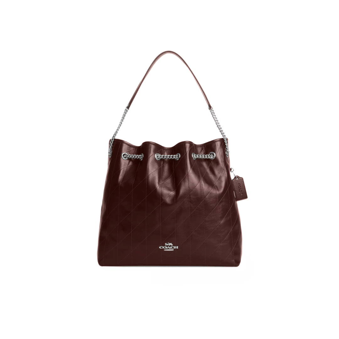 Coach Evelyn Large Shoulder Bag With Quilting