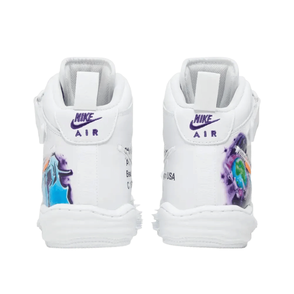 Off - White x Air Force 1 Mid SP Leather Graffiti