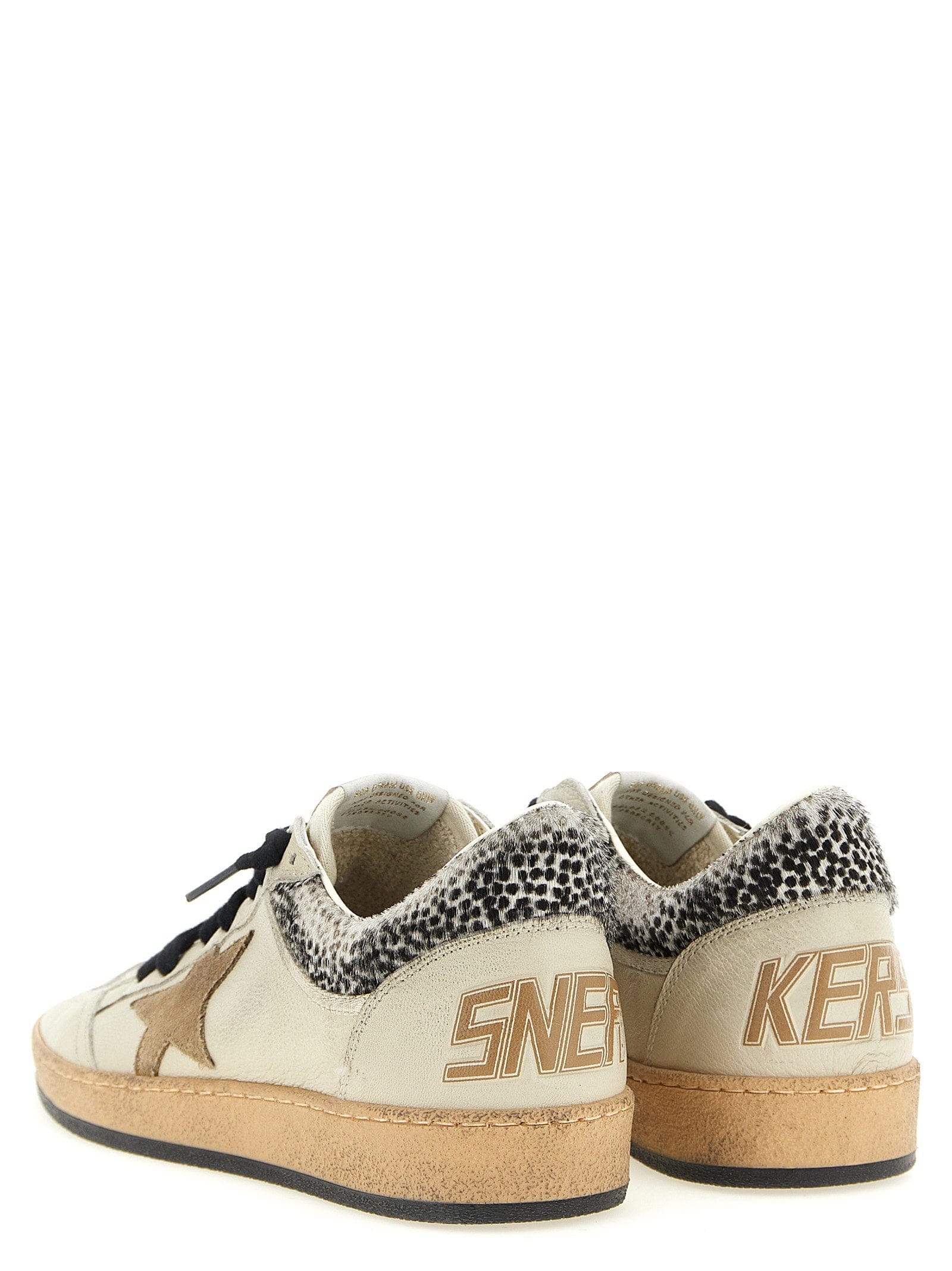 Golden Goose Ball Star Sneaker — Cream