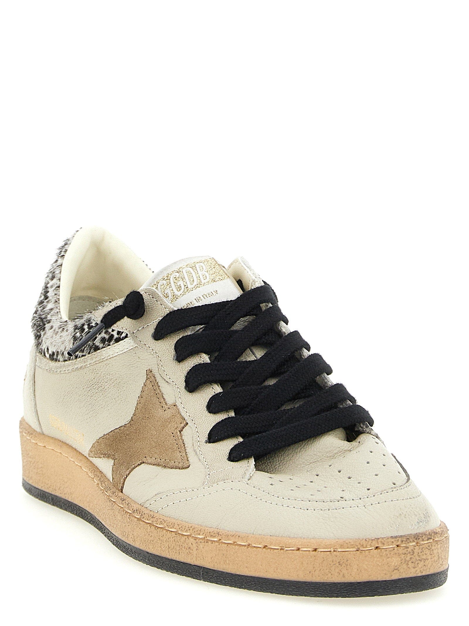 Golden Goose Ball Star Sneaker — Cream