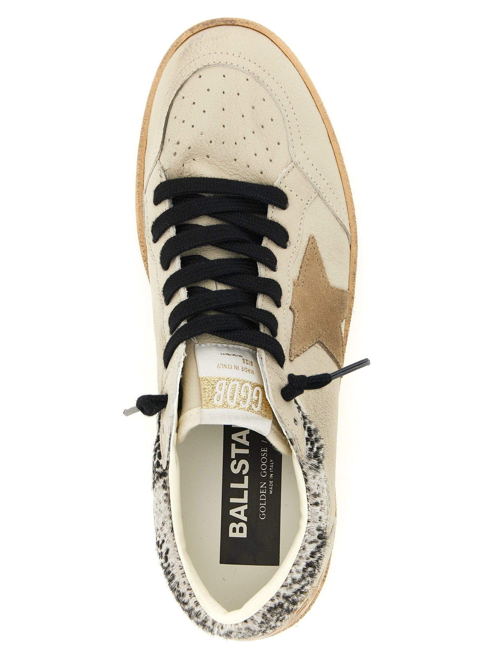 Golden Goose Ball Star Sneaker — Cream