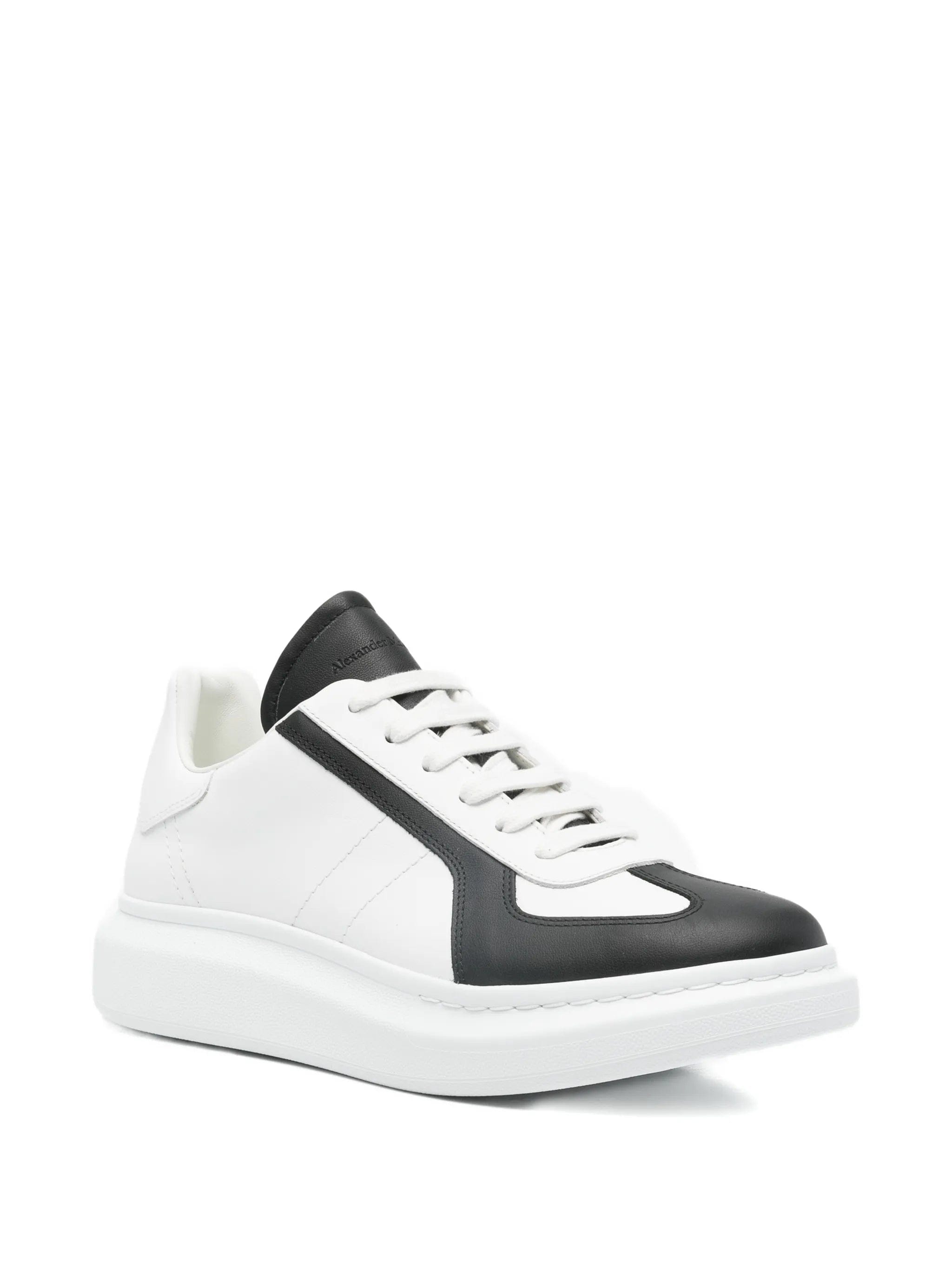 Alexander McQueen Oversized lace - up low - top sneakers
