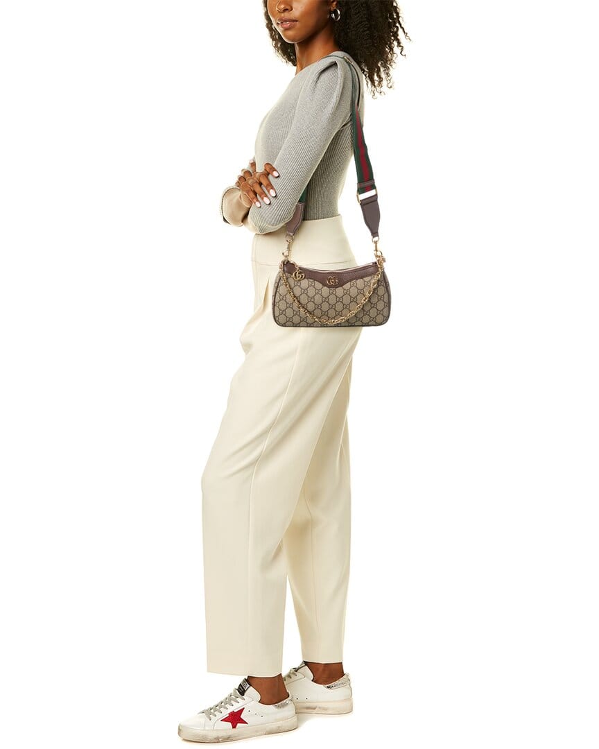 Gucci Ophidia Gg Small Canvas & Leather Shoulder Bag