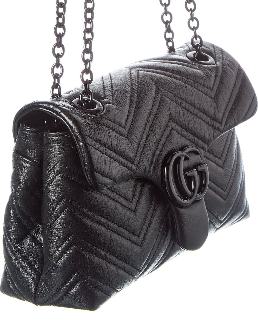 Gucci Gg Marmont Small Leather Shoulder Bag
